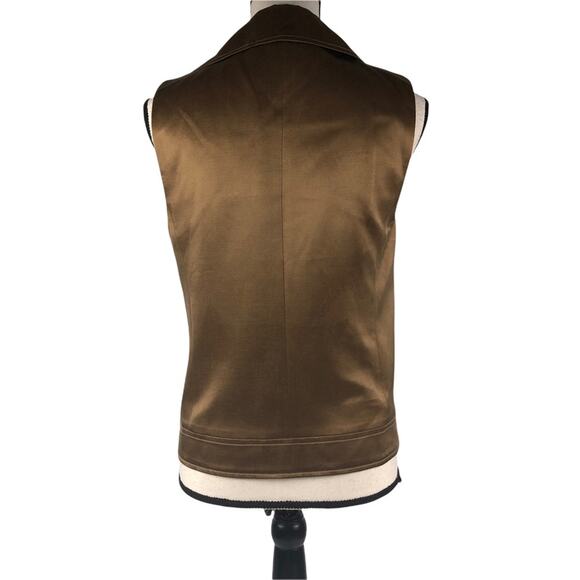 Massimo Dutti Satin Moto Vest XS - Picture 3 of 8